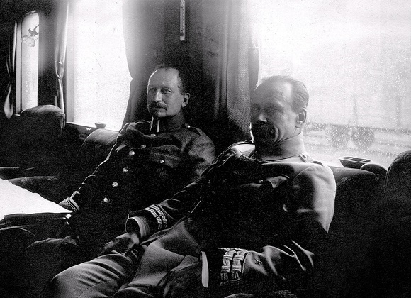 Gen. J. Dowbór-Muśnicki i gen. J. Haller